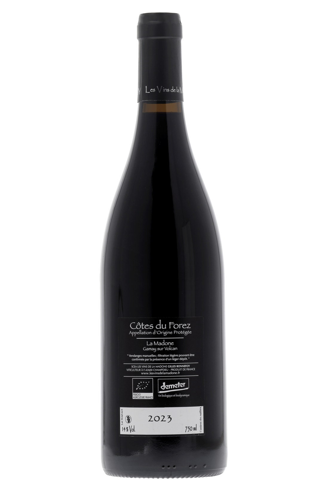 Côtes du Forez La Madone Les Vins de la Madone 2023 - frontbs