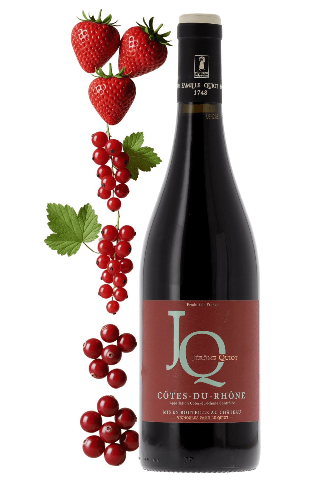 Côtes du Rhône Domaine Quiot 2023 - frontbs