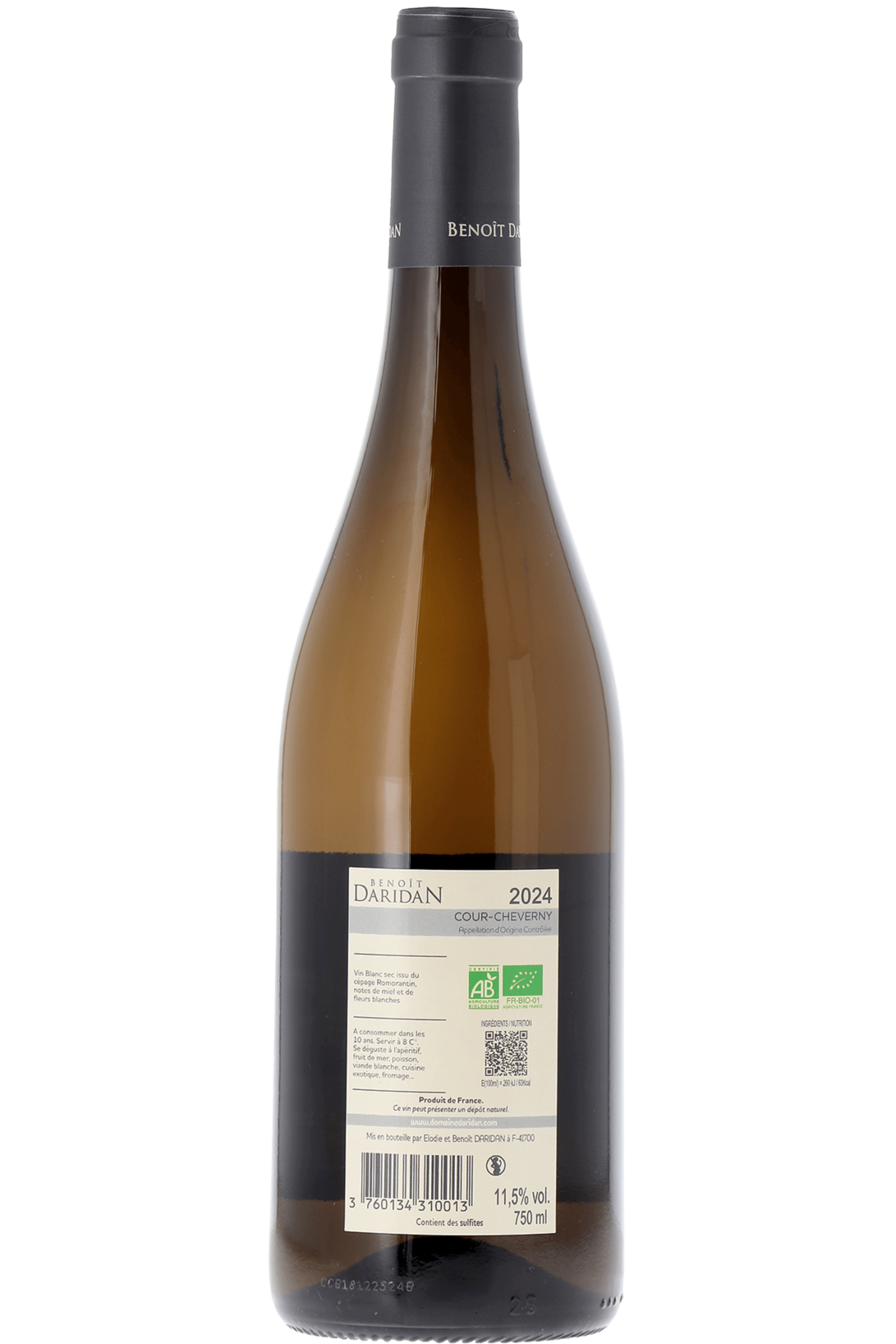 Cour-Cheverny Domaine Daridan 2024 - frontbs