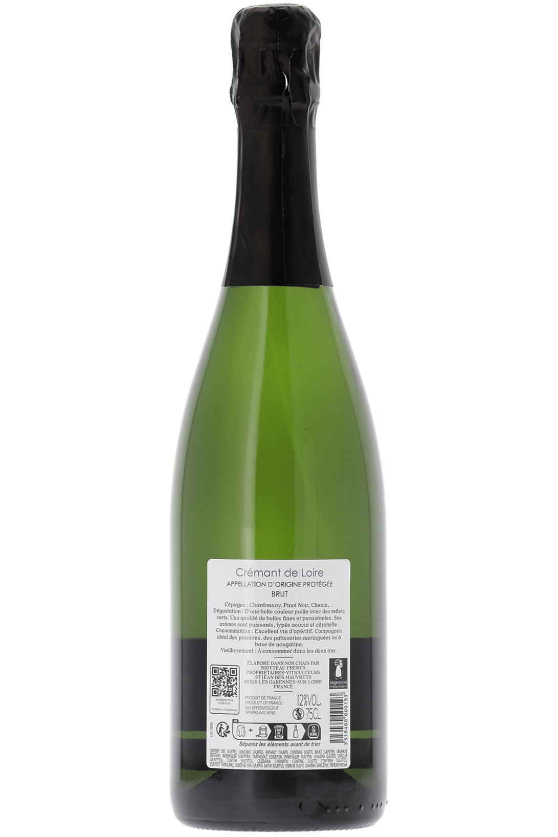 Crémant de Loire Château D'Avrillé NM - frontbs