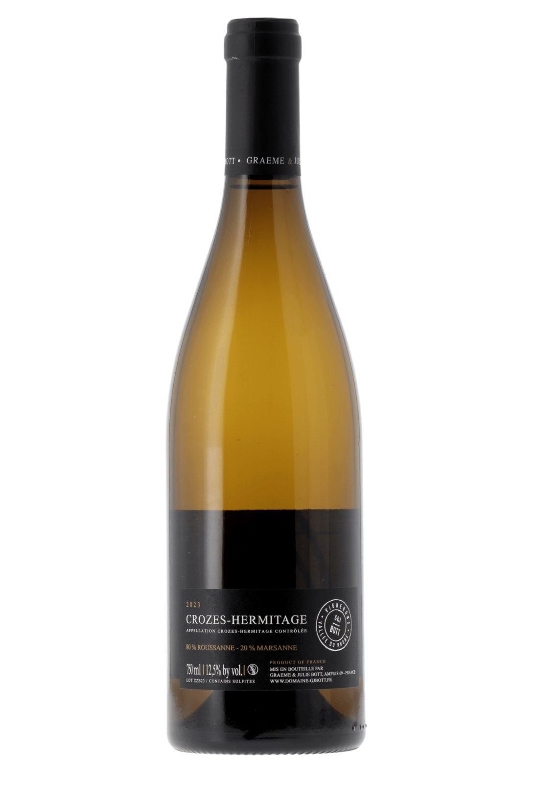Crozes-Hermitage Domaine Graeme & Julie Bott 2023 - frontbs