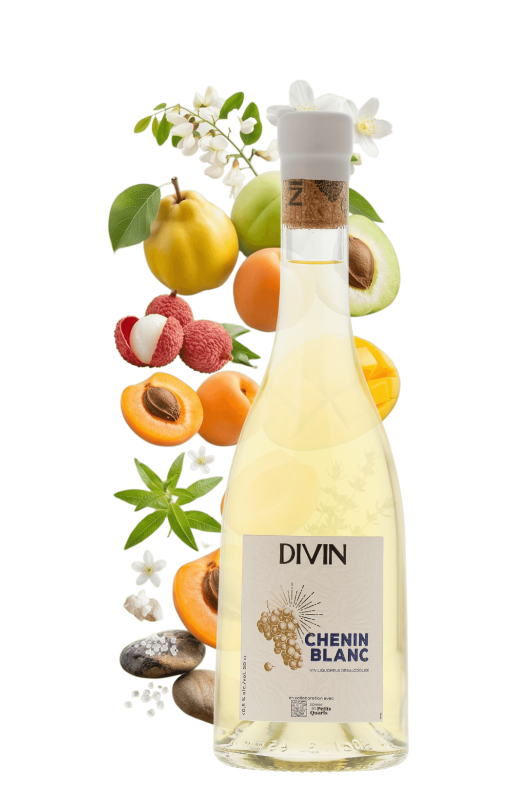 Divin Liquoreux Chenin blanc Divin NM 50cl - frontbs