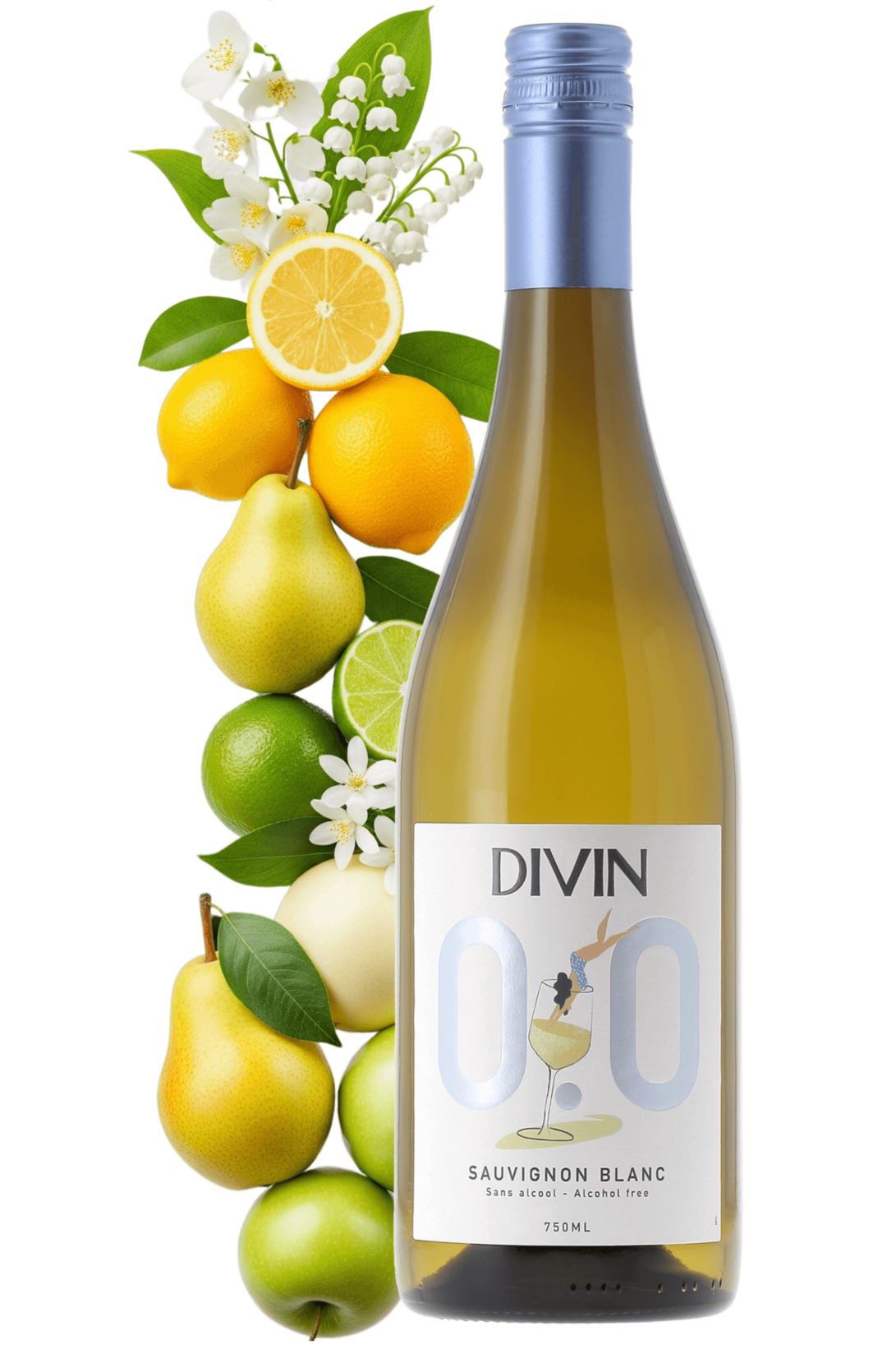 Divin Origine Sauvignon Blanc 0.0% Divin Nolow NM - frontbs