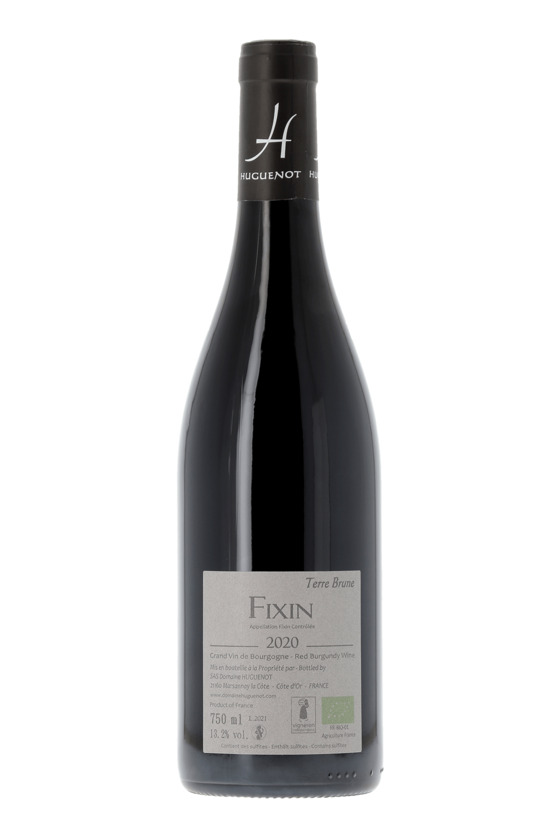 Fixin Terre Brune Domaine Huguenot 2020 - frontbs