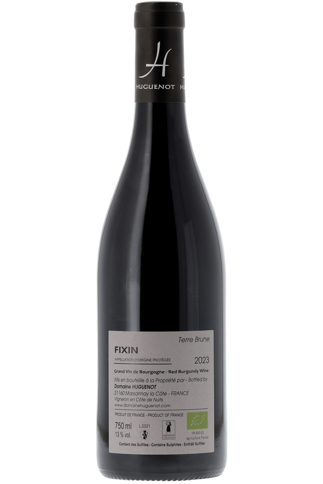 Fixin Terre Brune Domaine Huguenot 2023 - frontbs