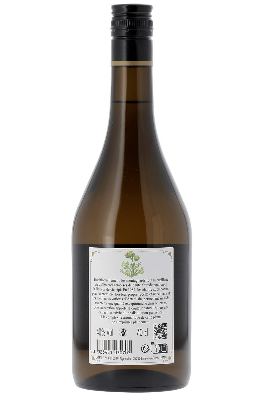 Génépi Traditionnel Les Pères Chartreux 70cl - frontbs
