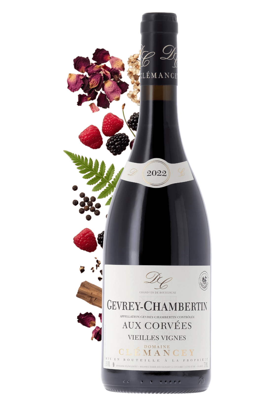 Gevrey-Chambertin Vieilles Vignes Domaine Clémancey 2022 - frontbs