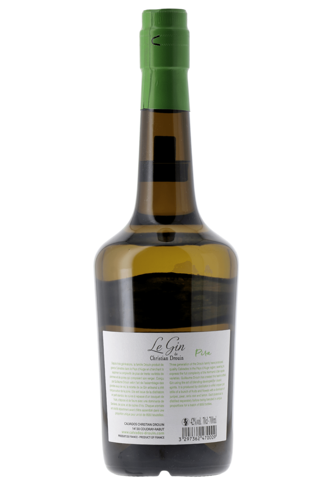 Gin Pira Christian Drouin 70cl - frontbs