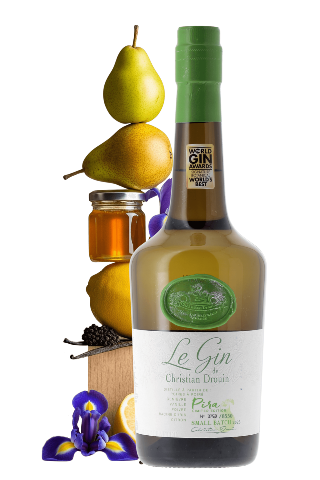 Gin Pira Christian Drouin 70cl - frontbs