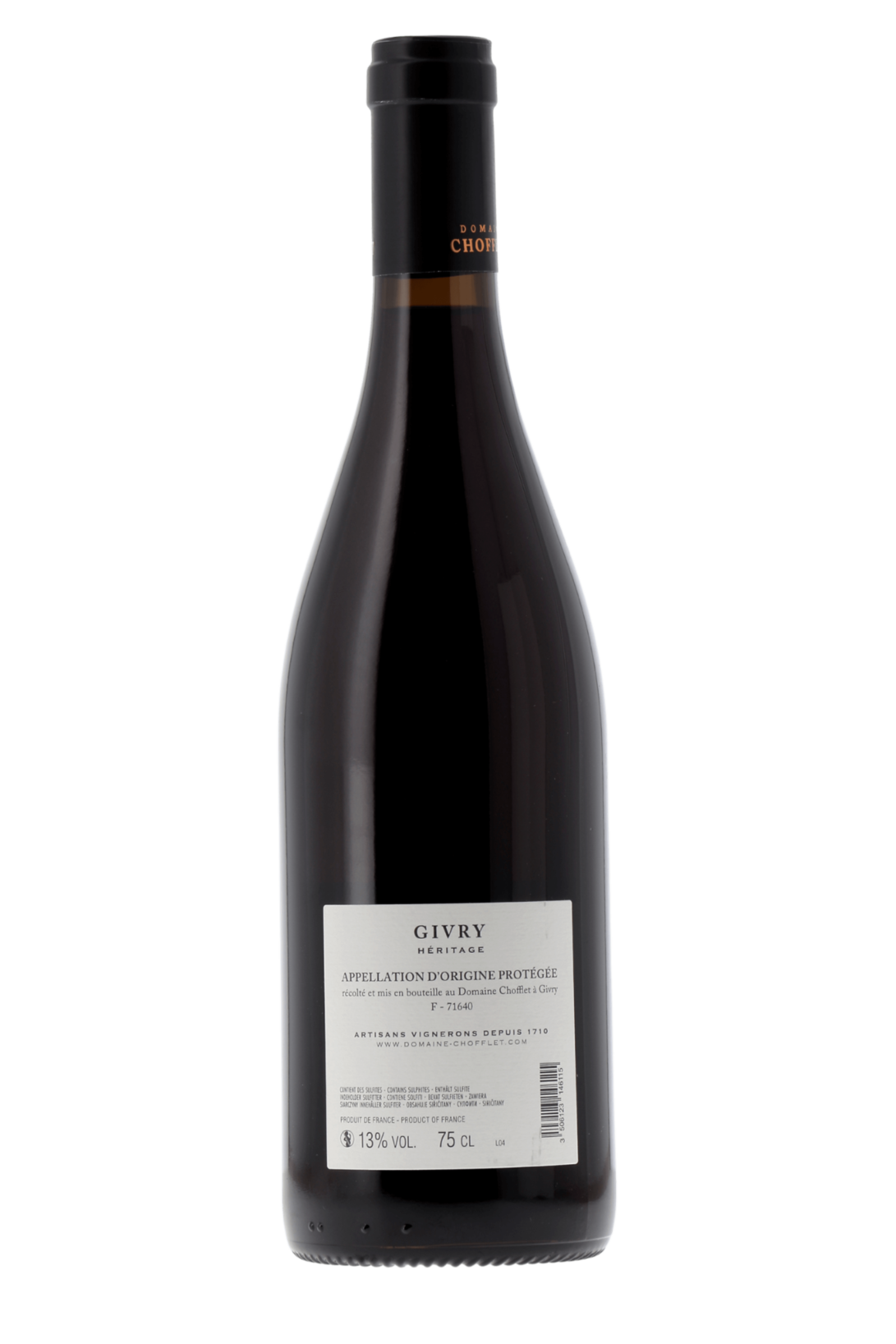 Givry Héritage Domaine Chofflet 2023 - frontbs