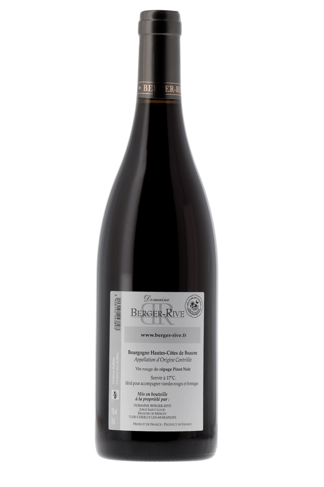 Hautes-Côtes de Beaune Domaine Berger-Rive 2023 - frontbs