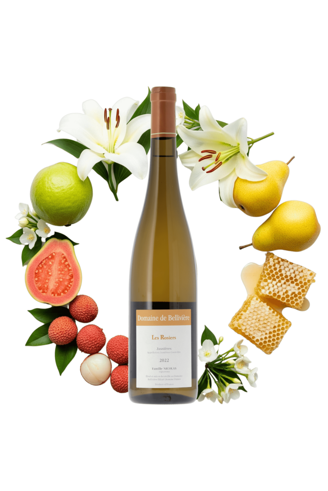 Jasnières Les Rosiers Domaine de Bellivière 2022 - frontbs