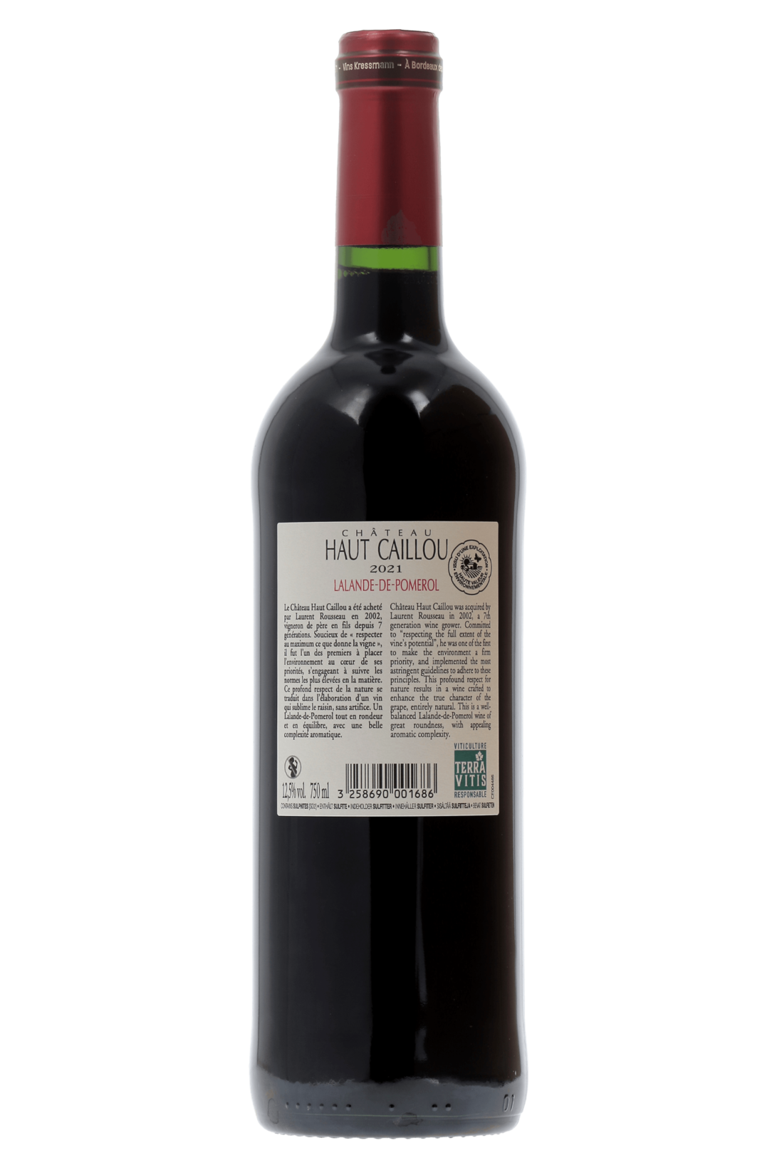 Lalande-de-Pomerol Château Haut Caillou 2021 - frontbs