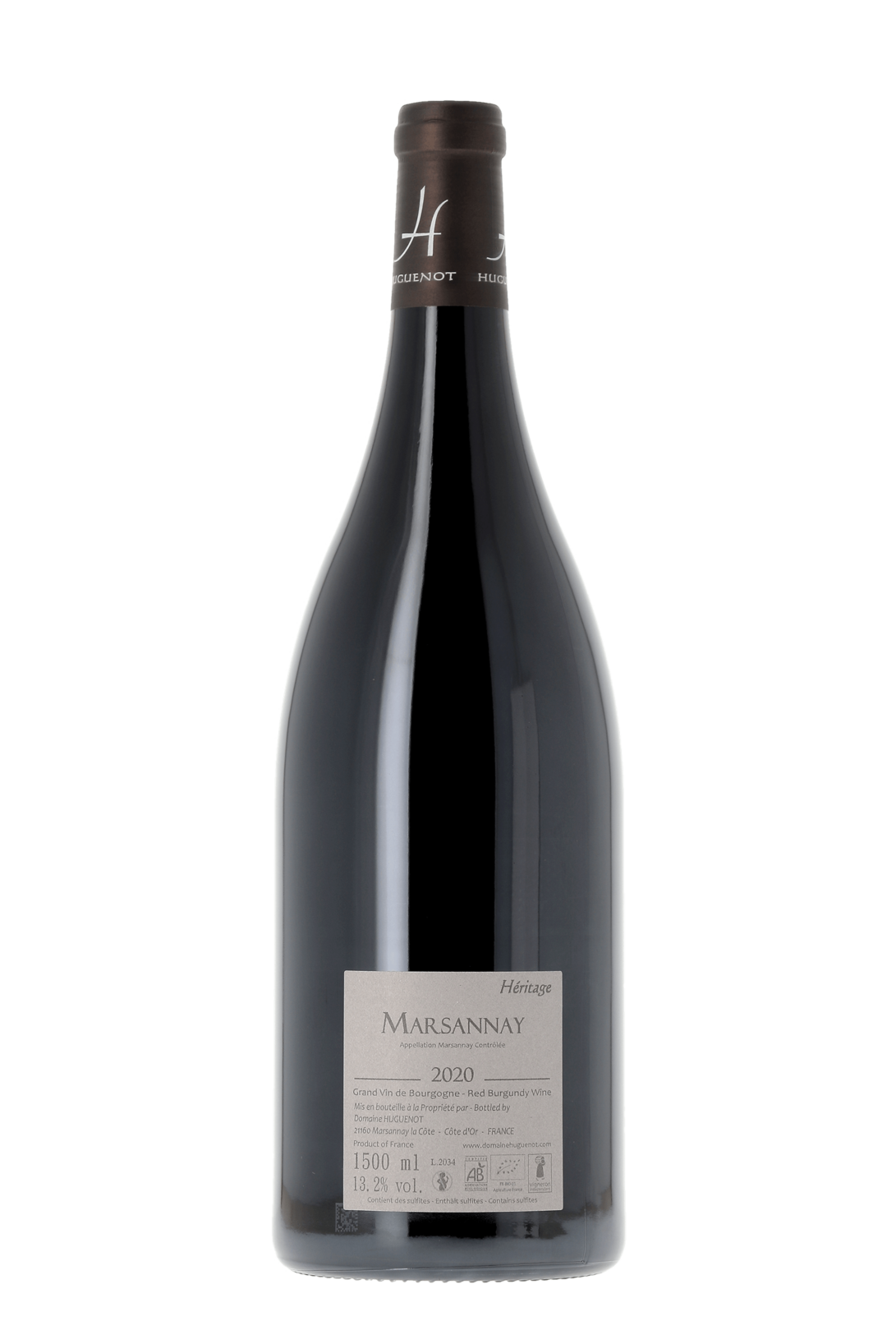 Marsannay Héritage Domaine Huguenot 2020 150cl - frontbs