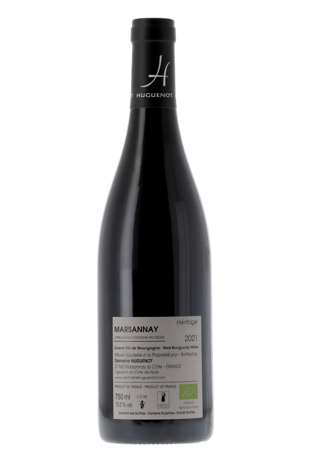 Marsannay Héritage Domaine Huguenot 2021 - frontbs