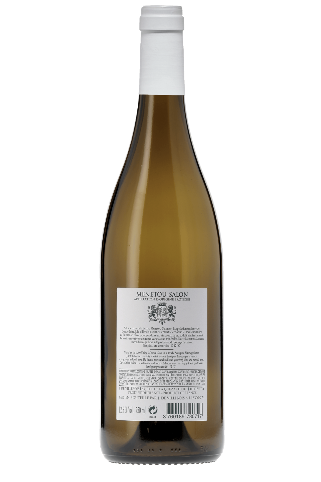 Menetou-Salon J. de Villebois 2022 - frontbs