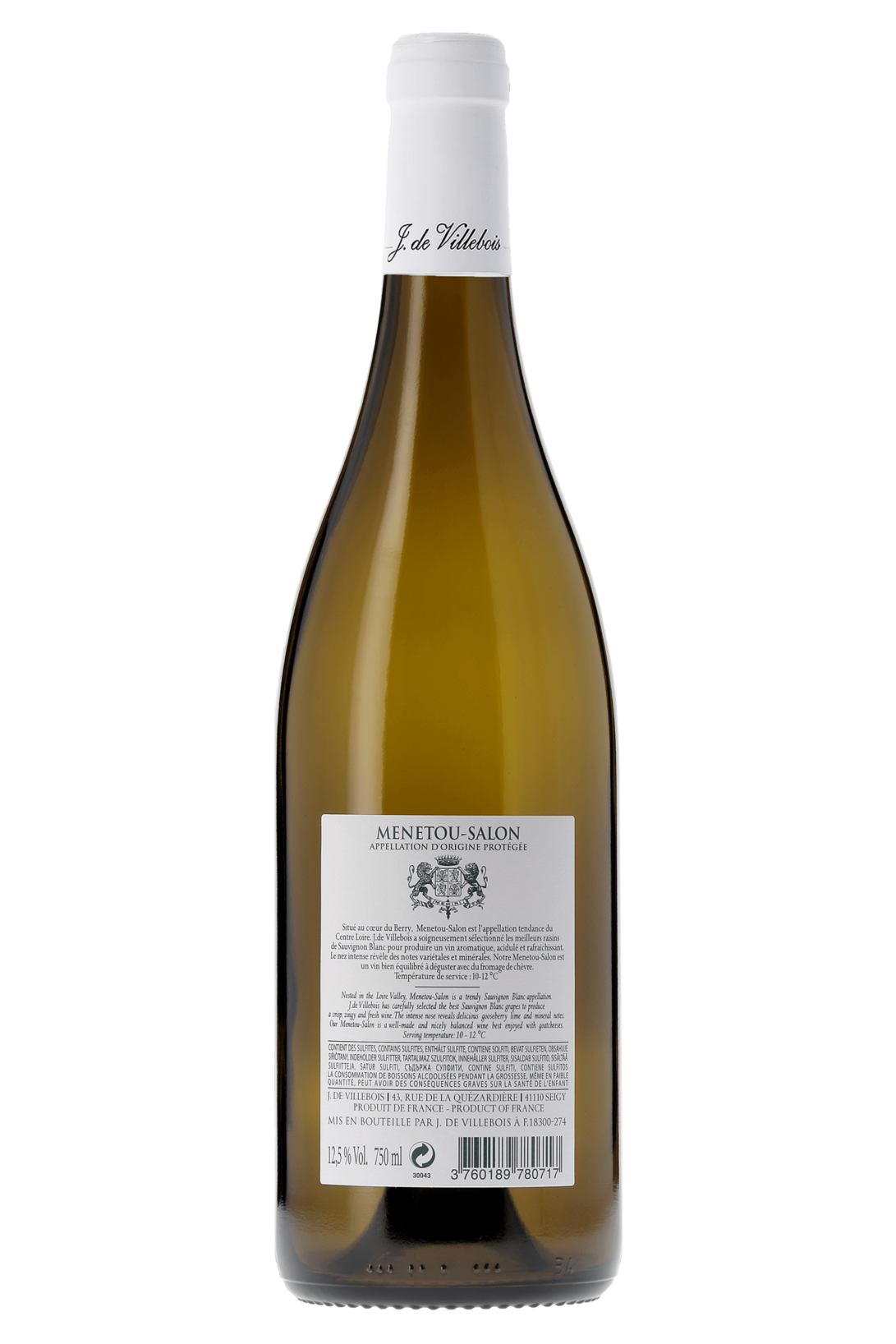 Menetou-Salon J. de Villebois 2023 150cl - frontbs