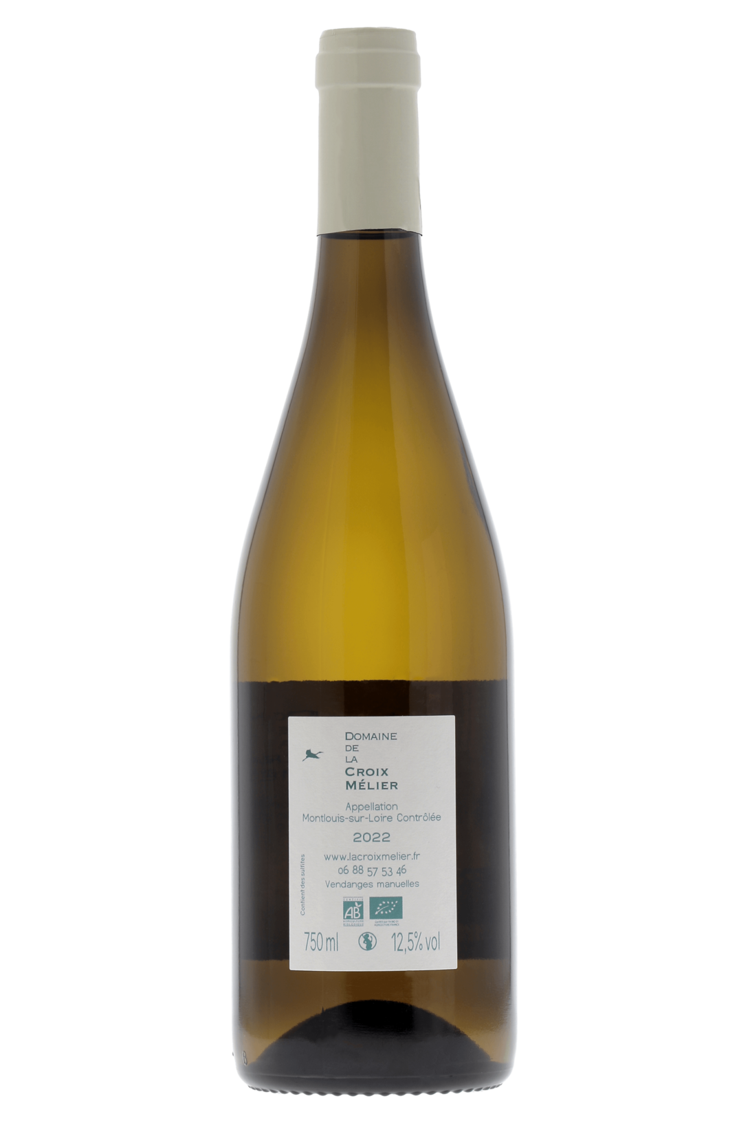 Montlouis-sur-Loire Le Haut des Pions Domaine de la Croix Mélier 2022 - frontbs