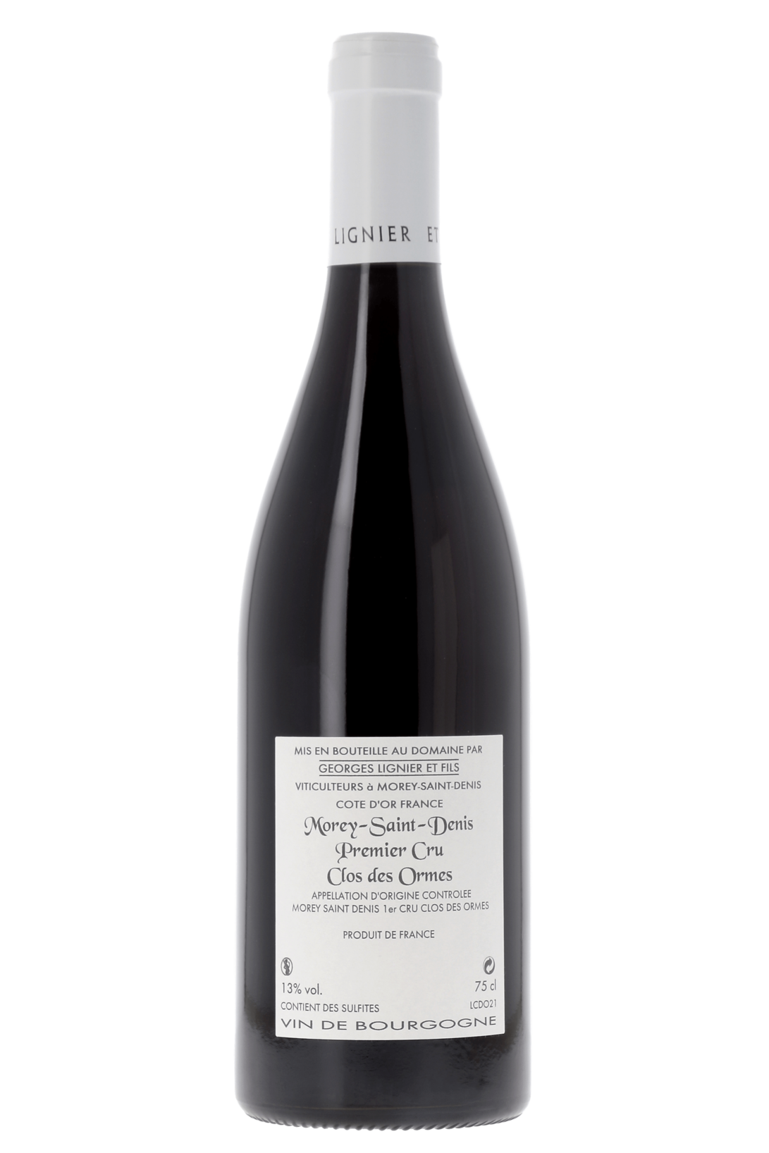 Morey-Saint-Denis Domaine Georges Lignier & Fils 2021 - frontbs
