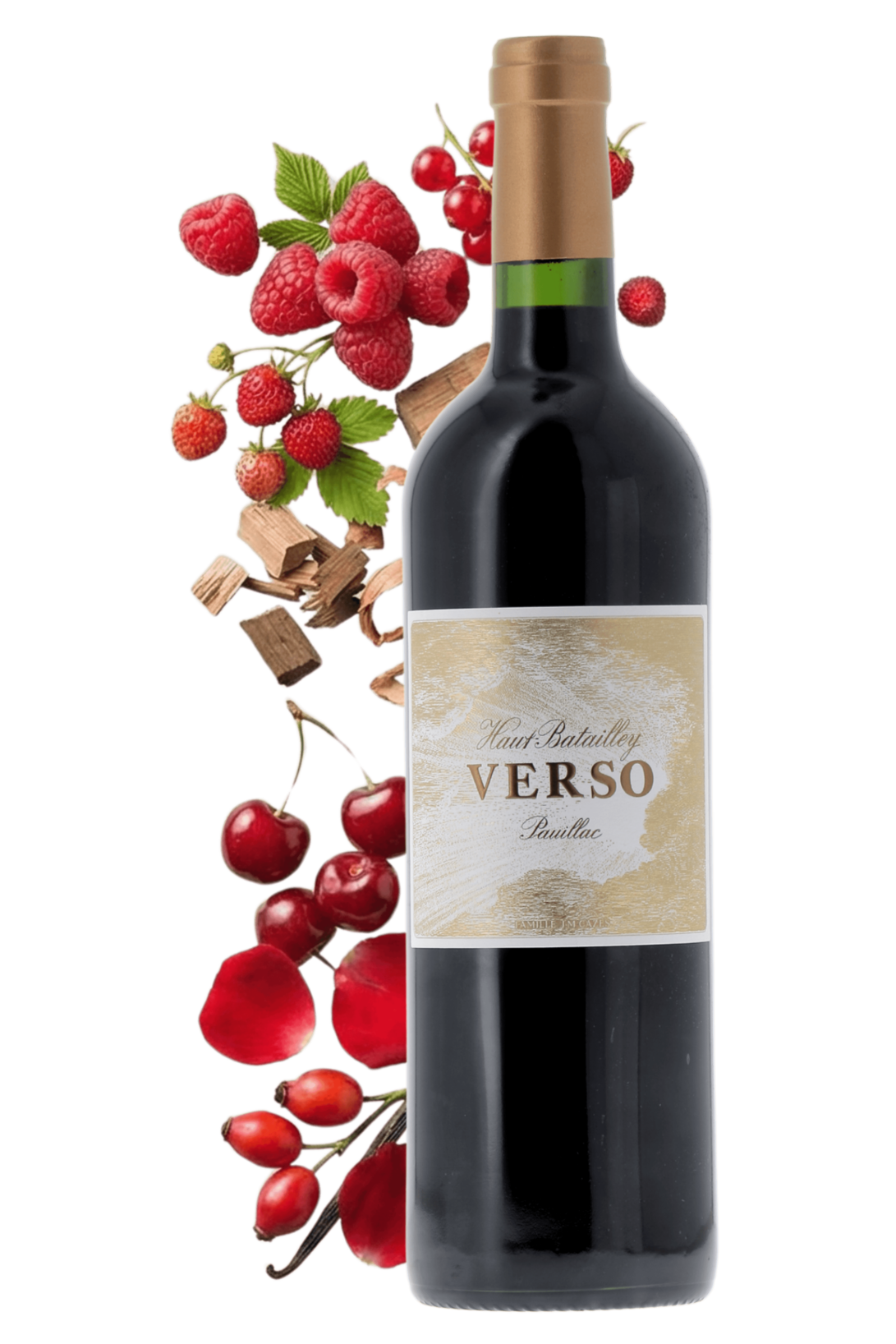 Pauillac Cuvée Verso Château Haut-Batailley 2018 - frontbs