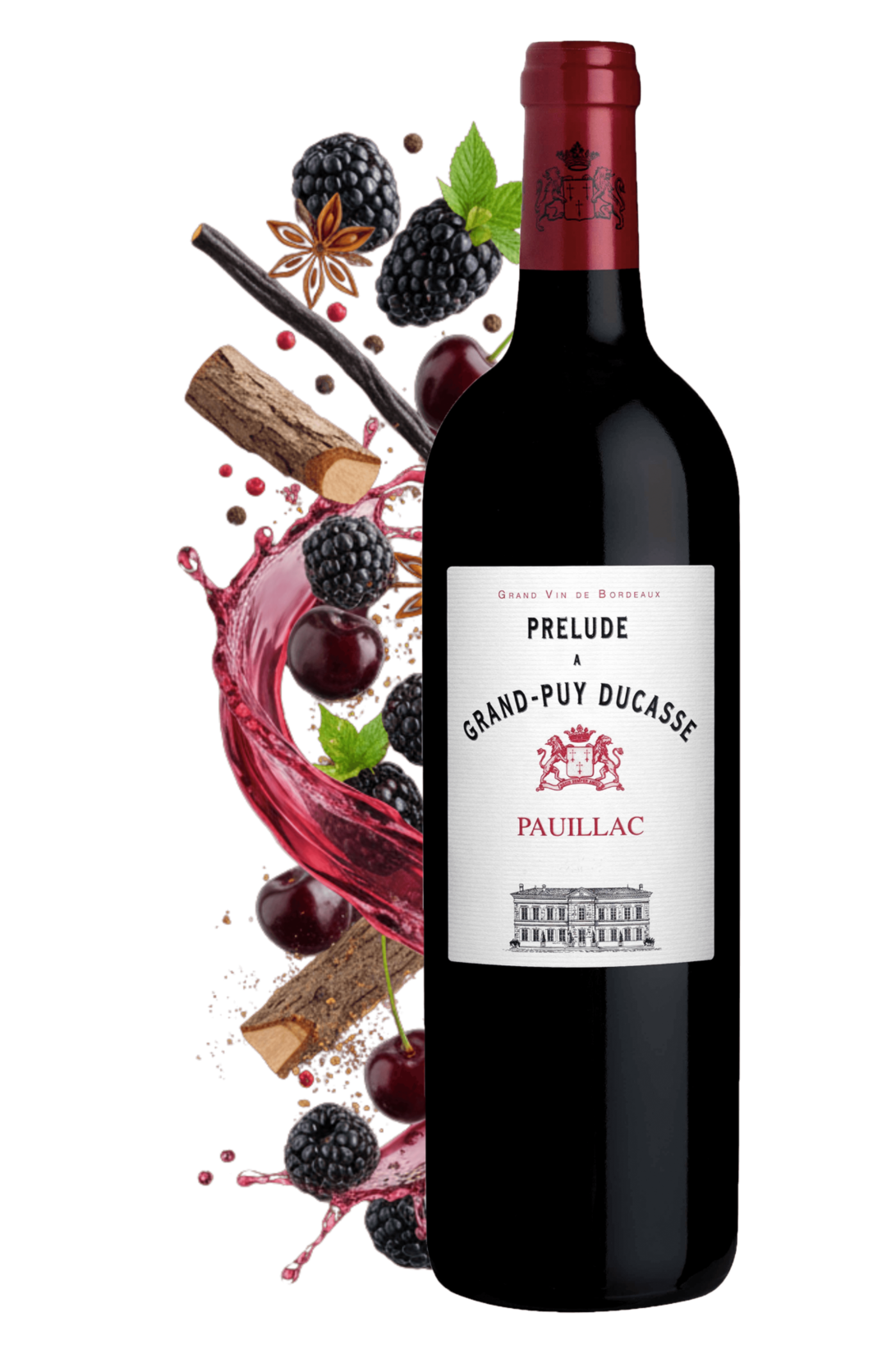 Pauillac Prélude Château Grand Puy Ducasse 2016 - frontbs