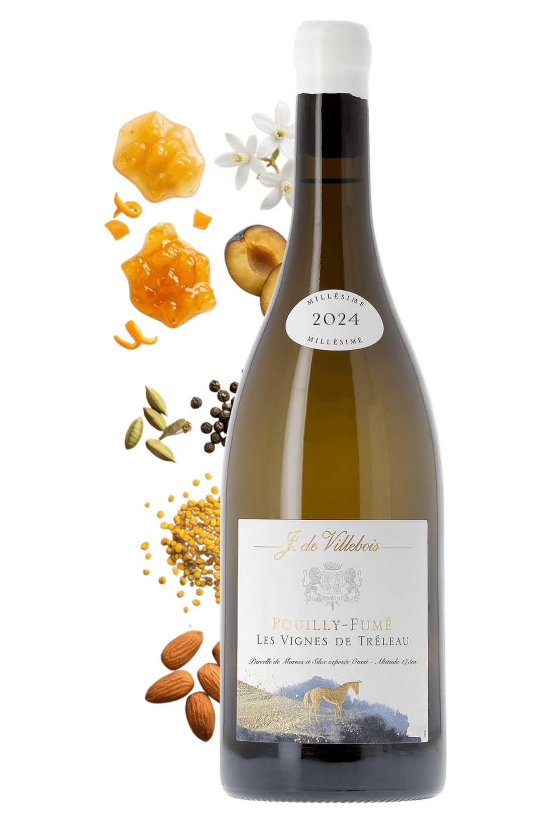 Pouilly-Fumé Vignes de Tréleau J. de Villebois 2024 - frontbs