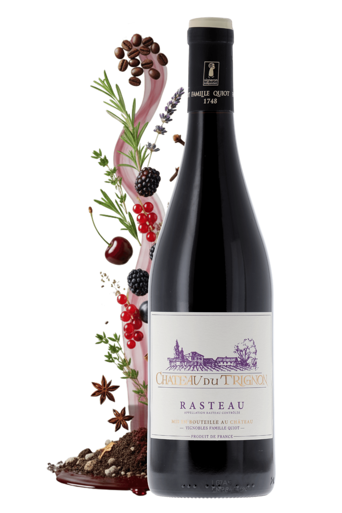 Rasteau Château du Trignon 2022 - frontbs