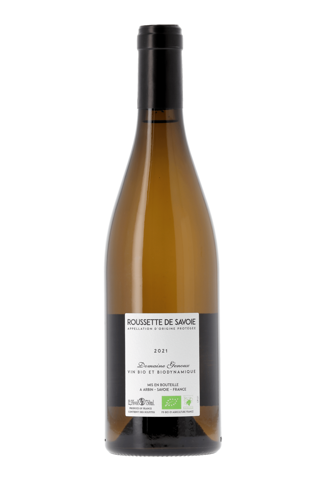 Roussette de Savoie Son Altesse Château de Mérande 2021 - frontbs