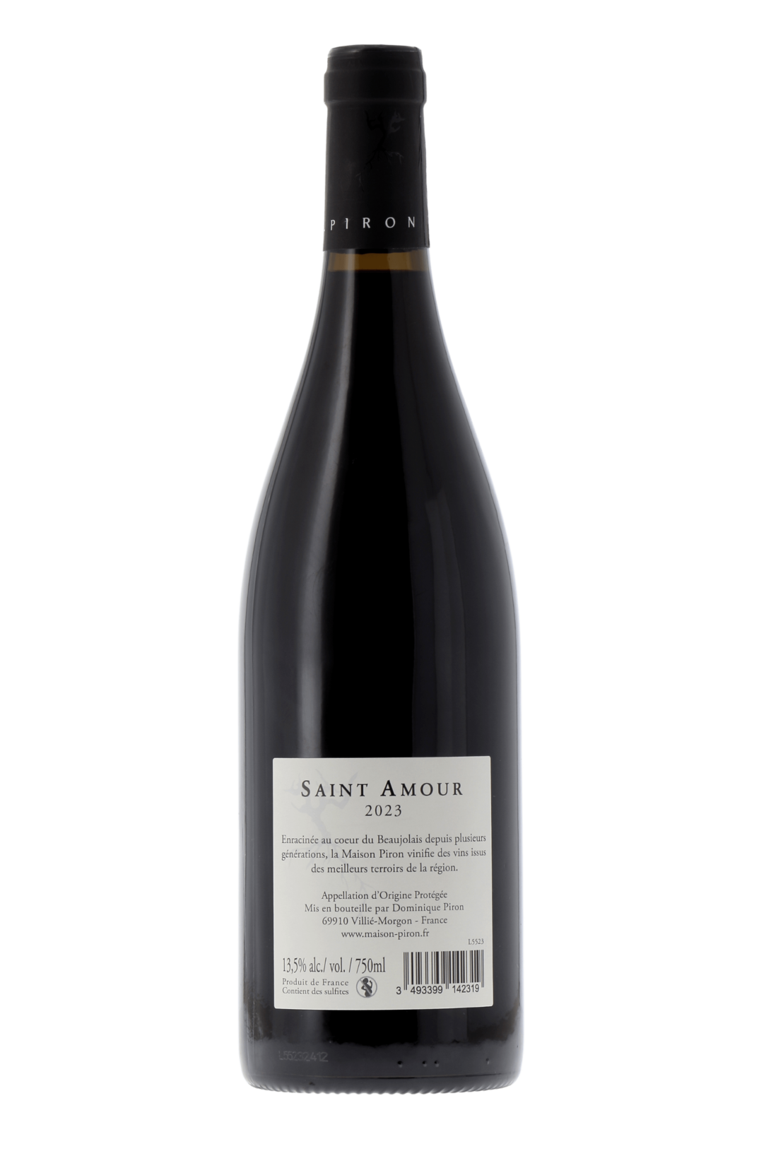 Saint-Amour Domaine Dominique Piron - frontbs