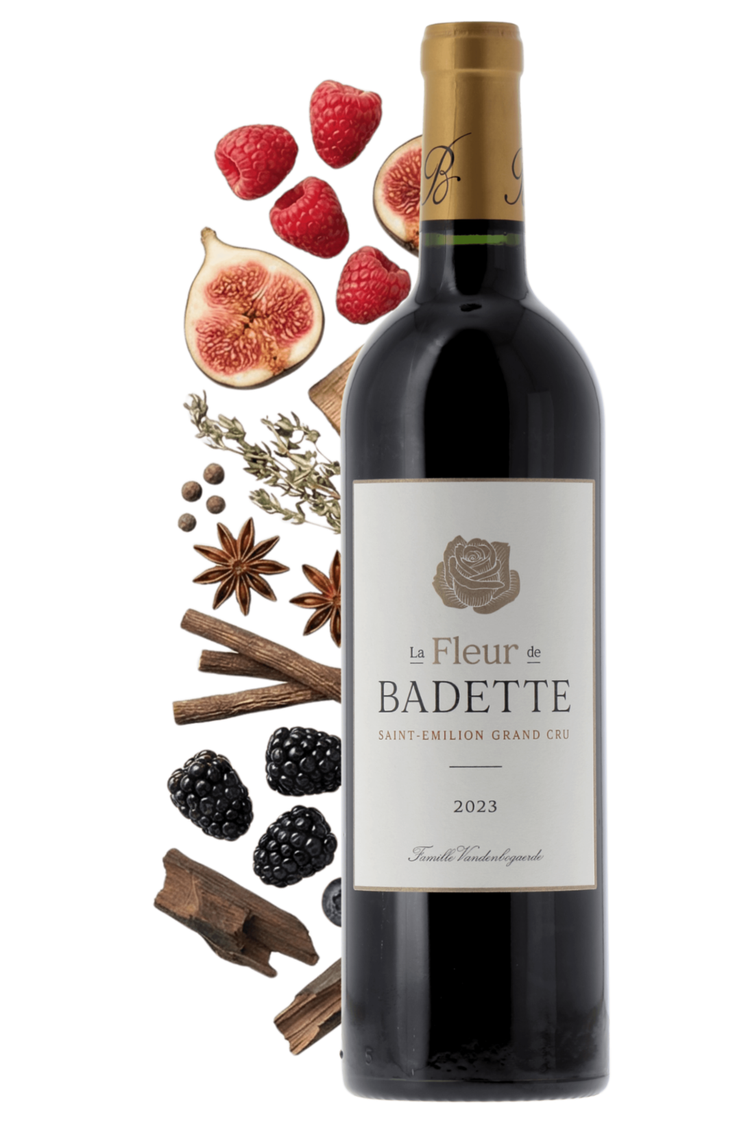 Saint-Emilion Grand Cru Fleur de Badette Château Badette 2023 - frontbs
