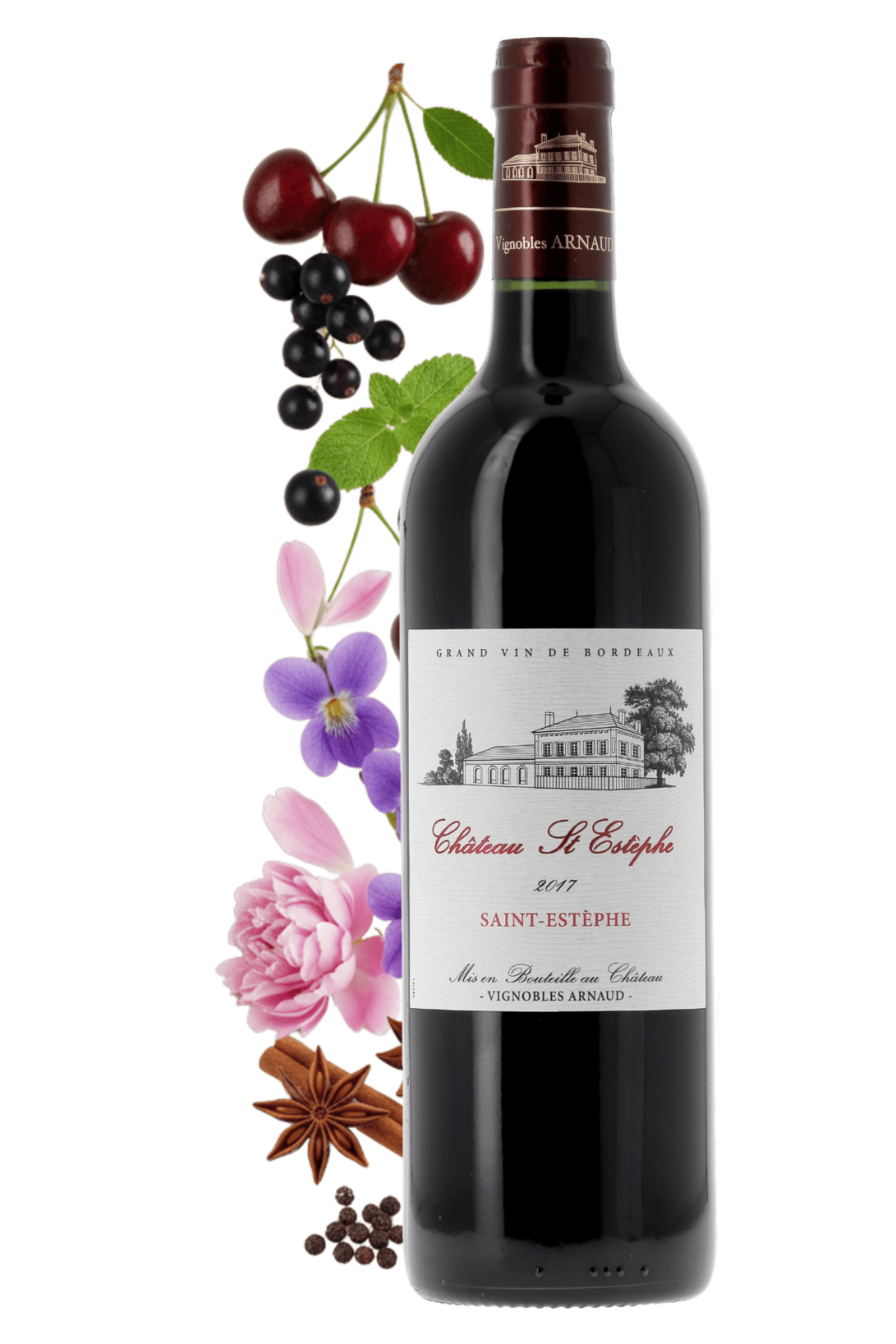 Saint-Estèphe Château Saint-Estèphe 2017 - frontbs