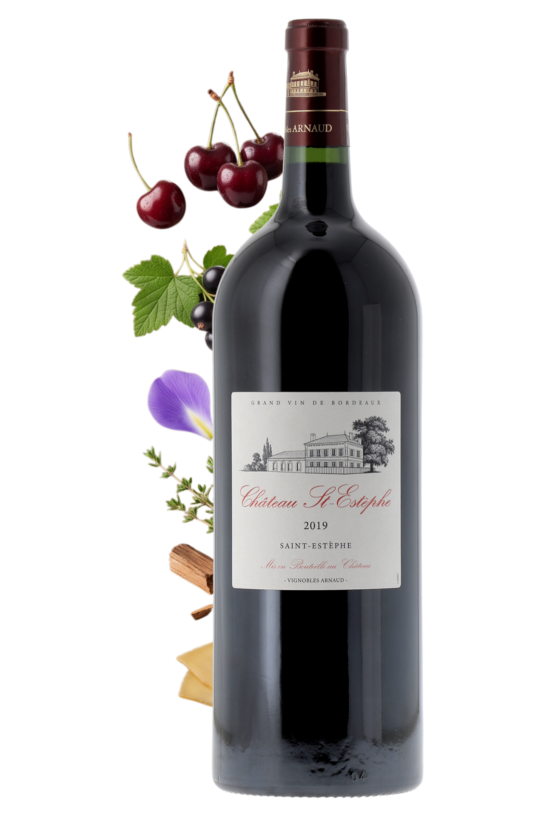 Saint-Estèphe Château Saint-Estèphe 2019 150cl - frontbs