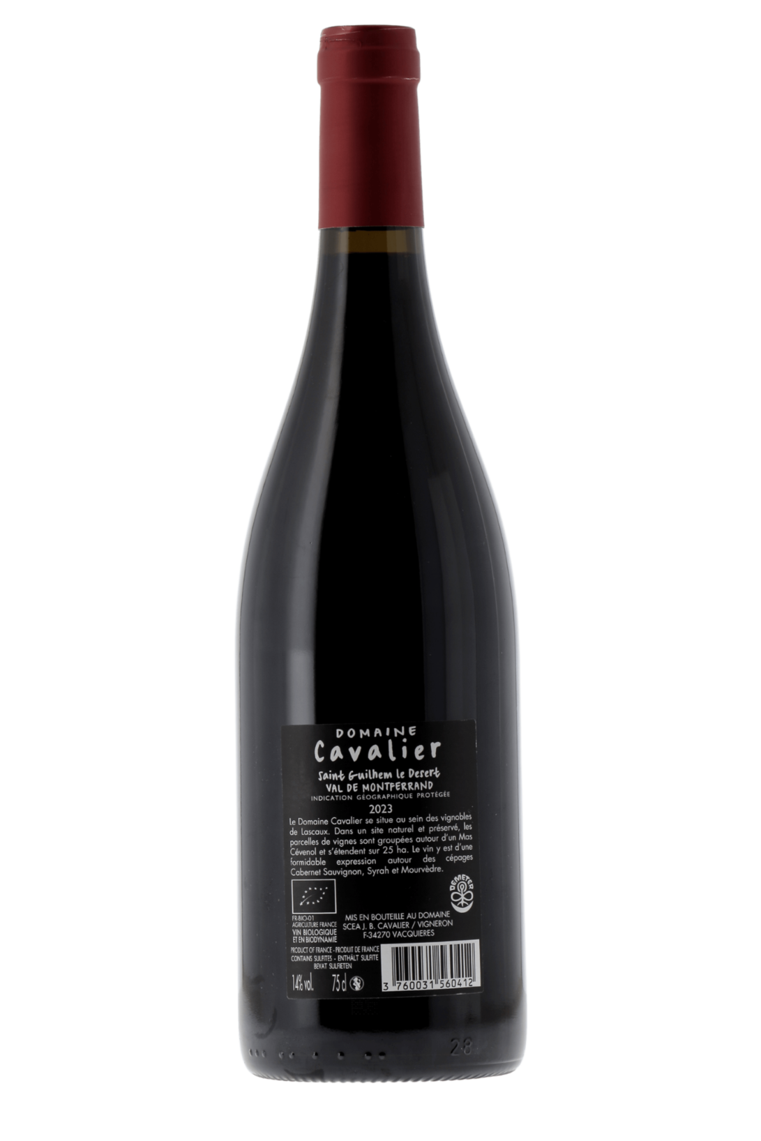 Saint-Guilhem-le-Désert Domaine Cavalier 2023 - frontbs