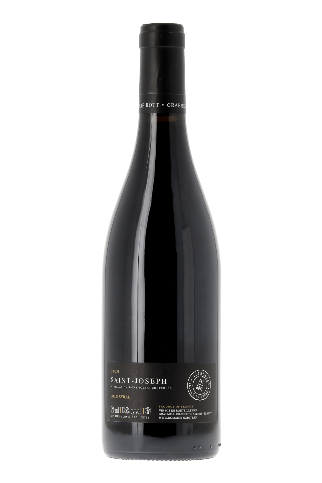 Saint-Joseph Domaine Graeme & Julie Bott 2020 - frontbs