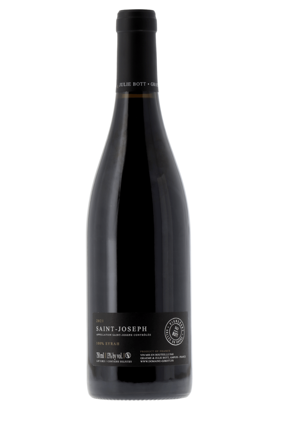 Saint-Joseph Domaine Graeme & Julie Bott 2021 - frontbs