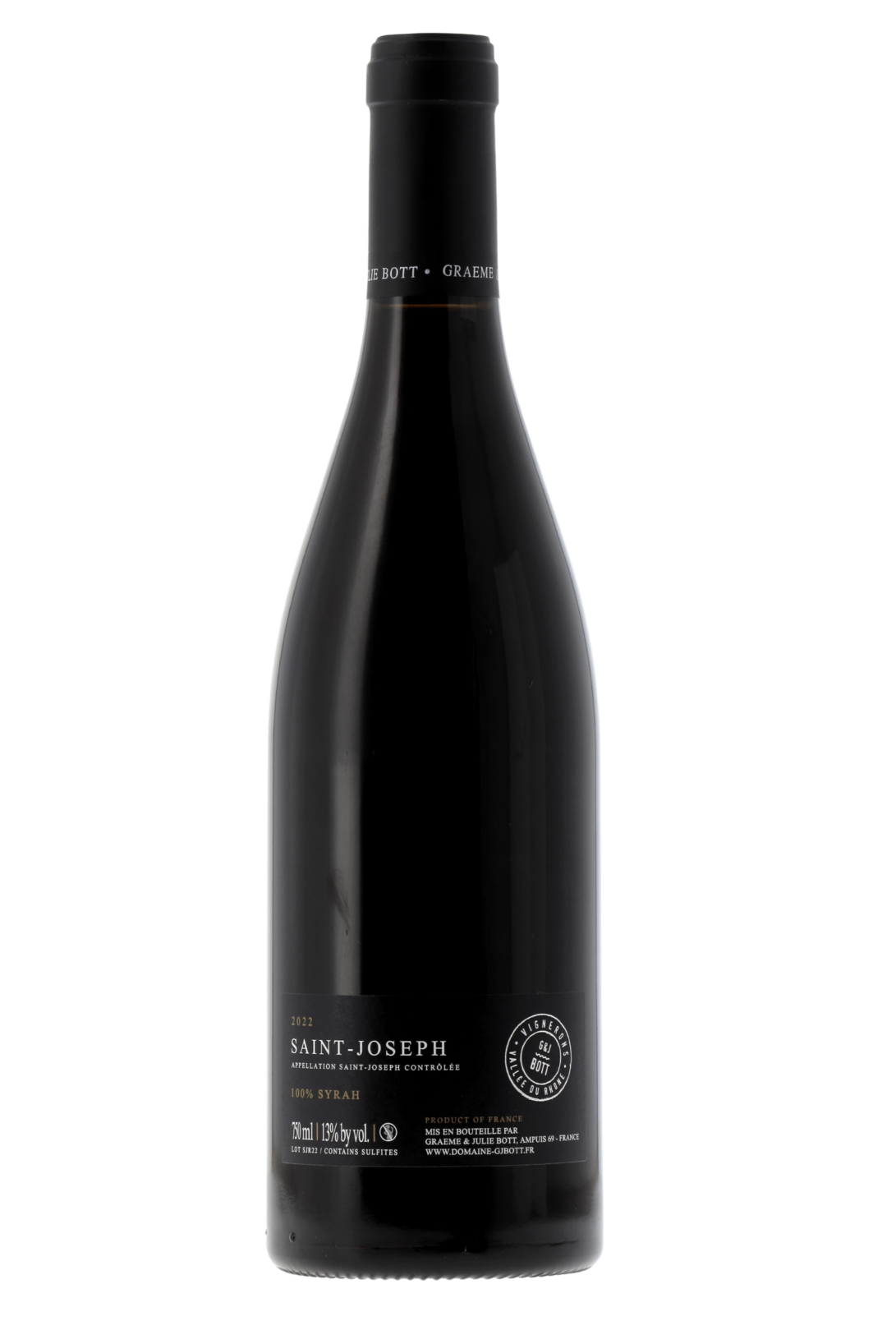 Saint-Joseph Domaine Graeme & Julie Bott 2022 - frontbs