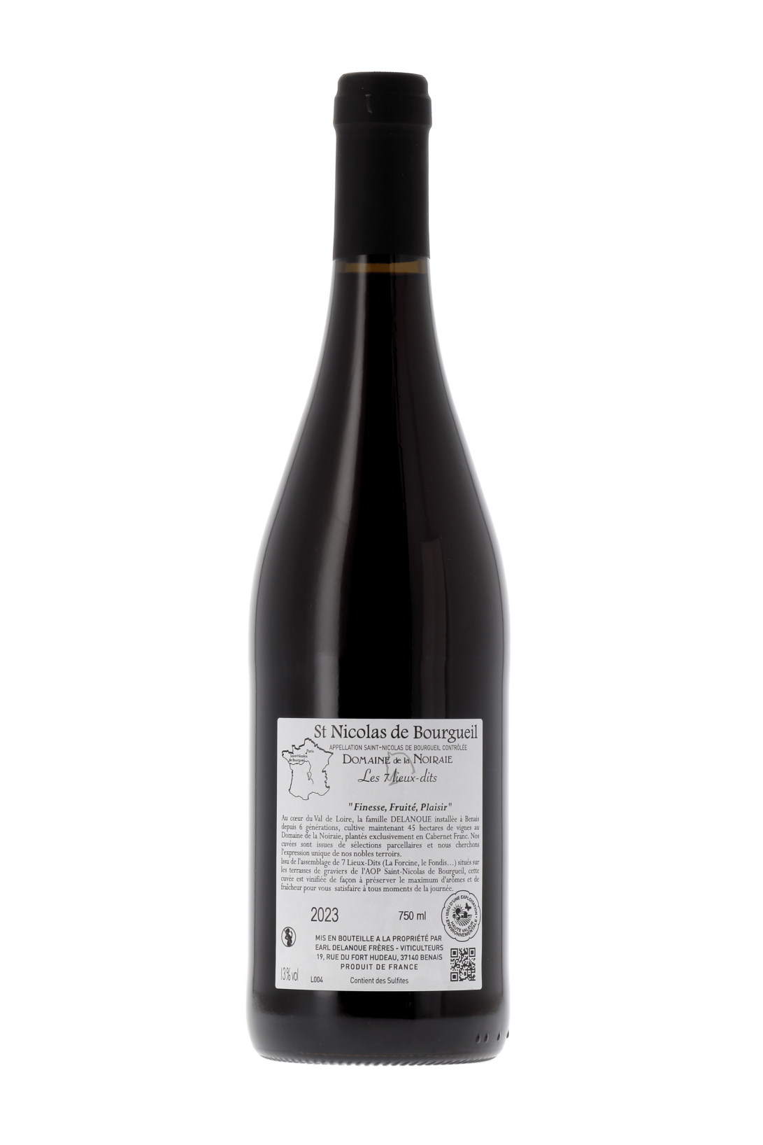 Saint-Nicolas-de-Bourgueil Les 7 Lieux-dits Domaine de la Noiraie 2023 - frontbs