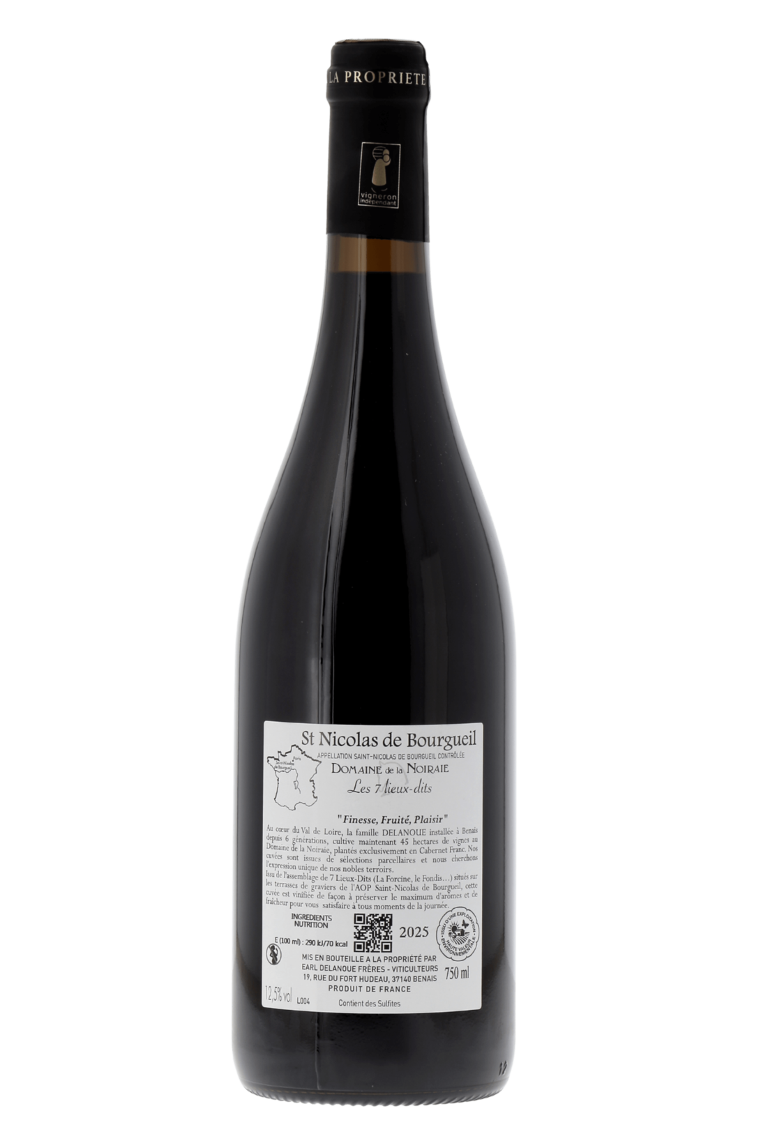 Saint-Nicolas-de-Bourgueil Les 7 Lieux-dits Domaine de la Noiraie 2025 - frontbs