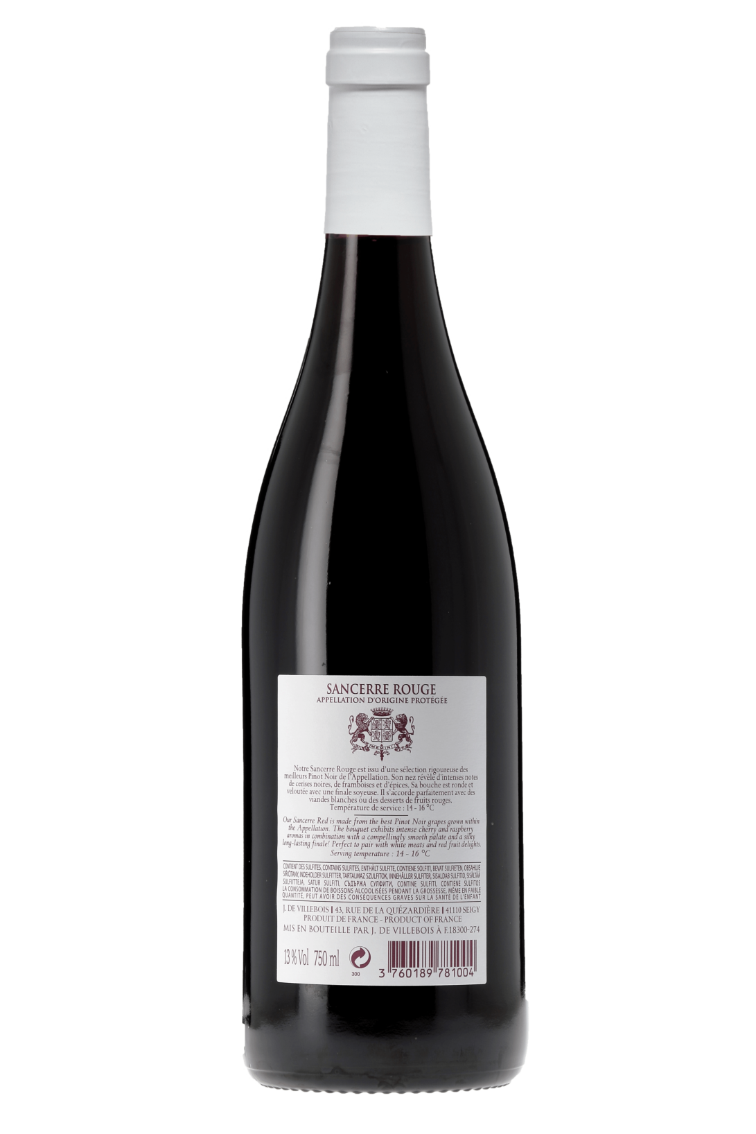 Sancerre J. de Villebois 2020 - frontbs