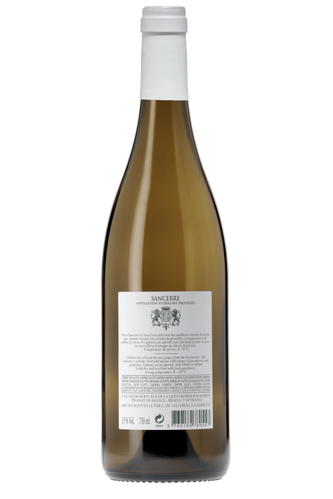 Sancerre J. de Villebois 2022 - frontbs