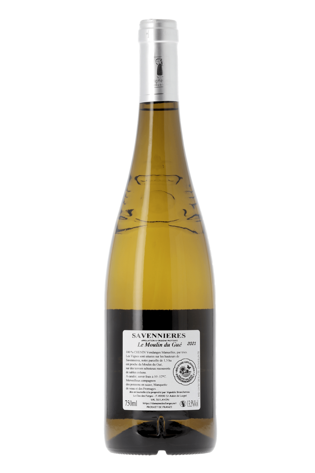 Savennières Le Moulin du Gué Domaine des Forges 2021 - frontbs