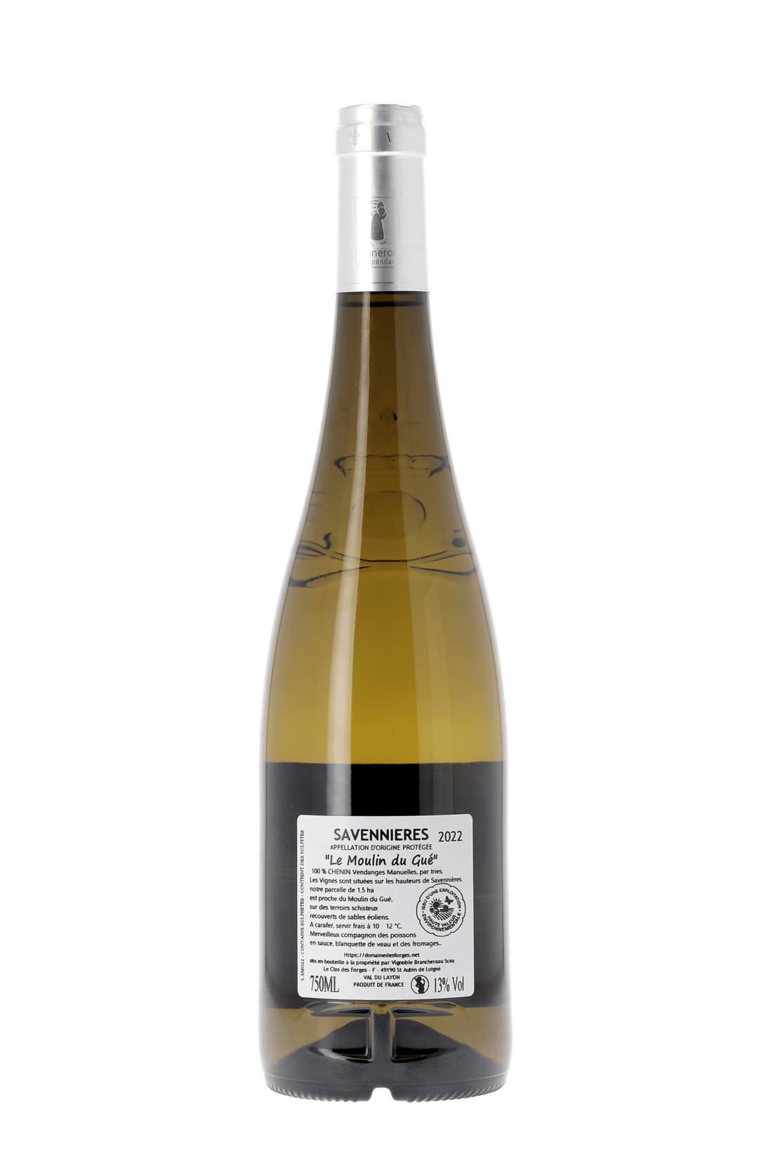 Savennières Le Moulin du Gué Domaine des Forges 2022 - frontbs