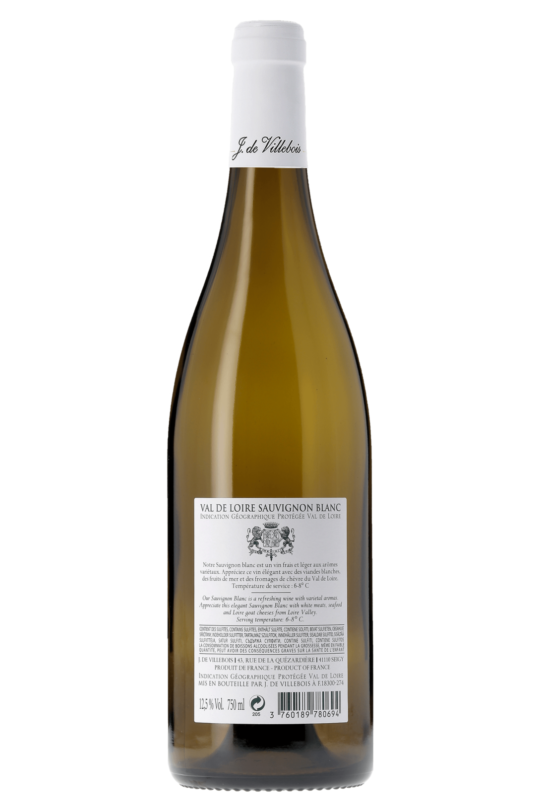 Val de Loire J. de Villebois 2023 - frontbs