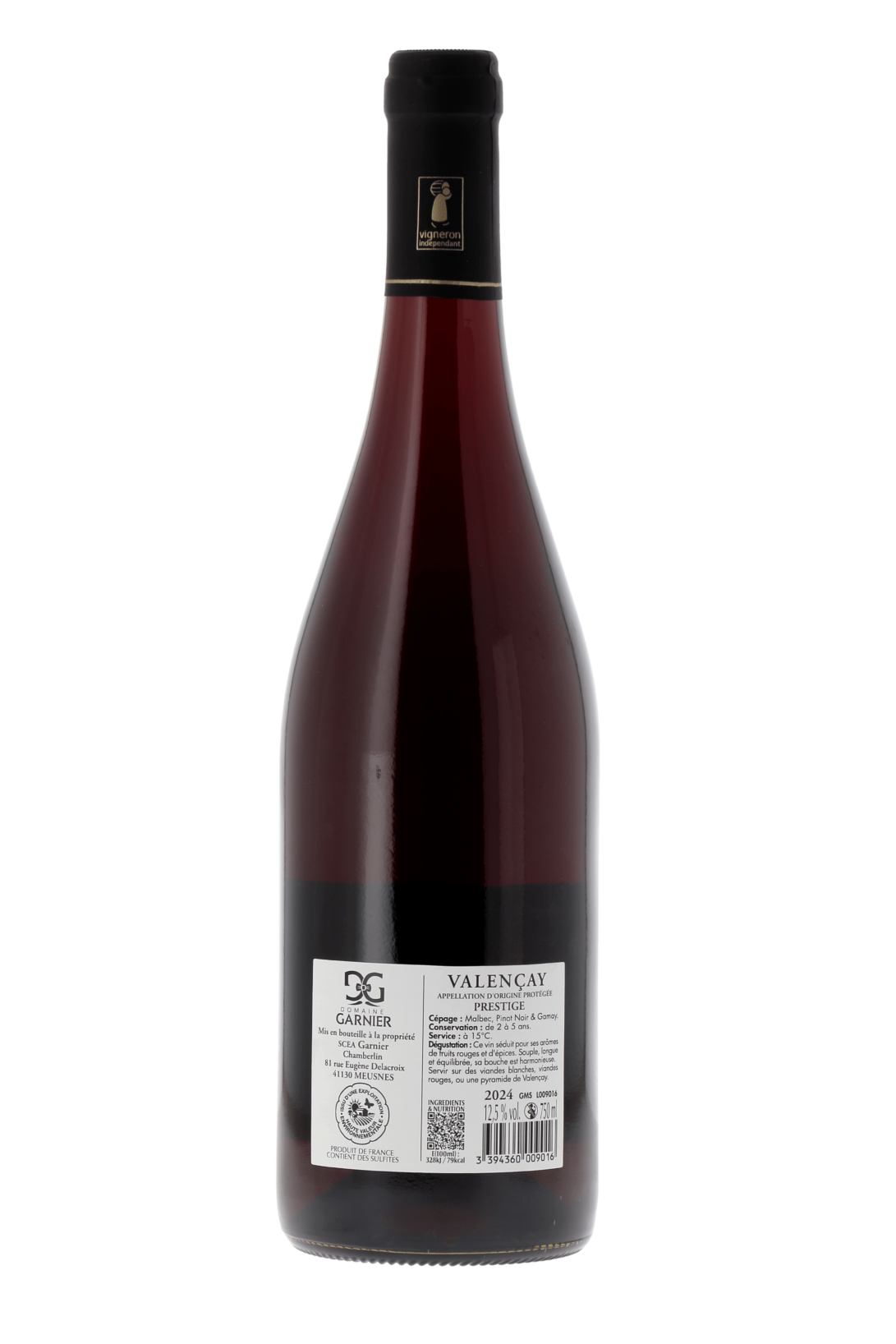 Valençay Prestige Domaine Garnier 2024 - frontbs