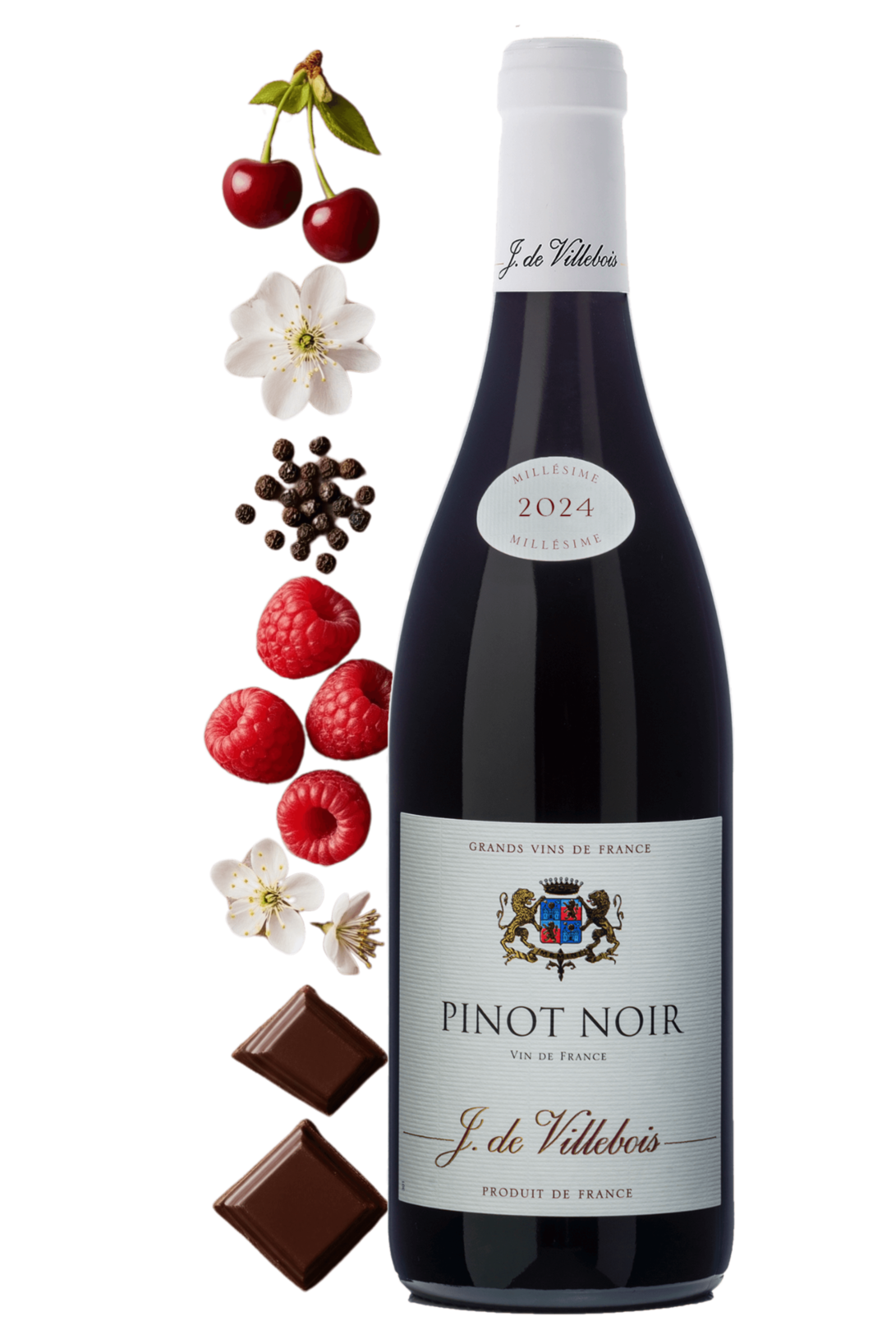 Vin de France J. de Villebois 2024 - frontbs