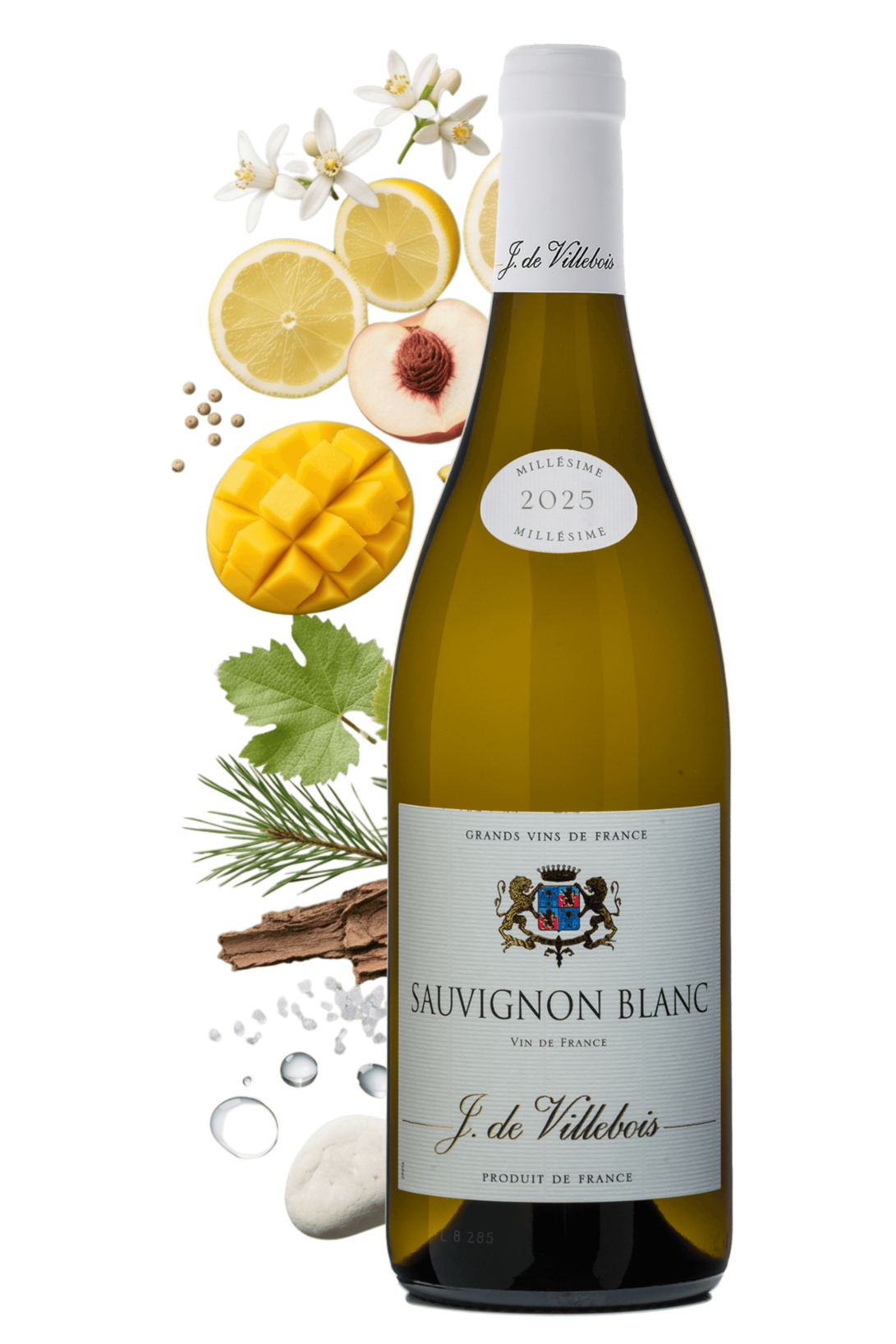 Vin de France J. de Villebois 2025 - frontbs