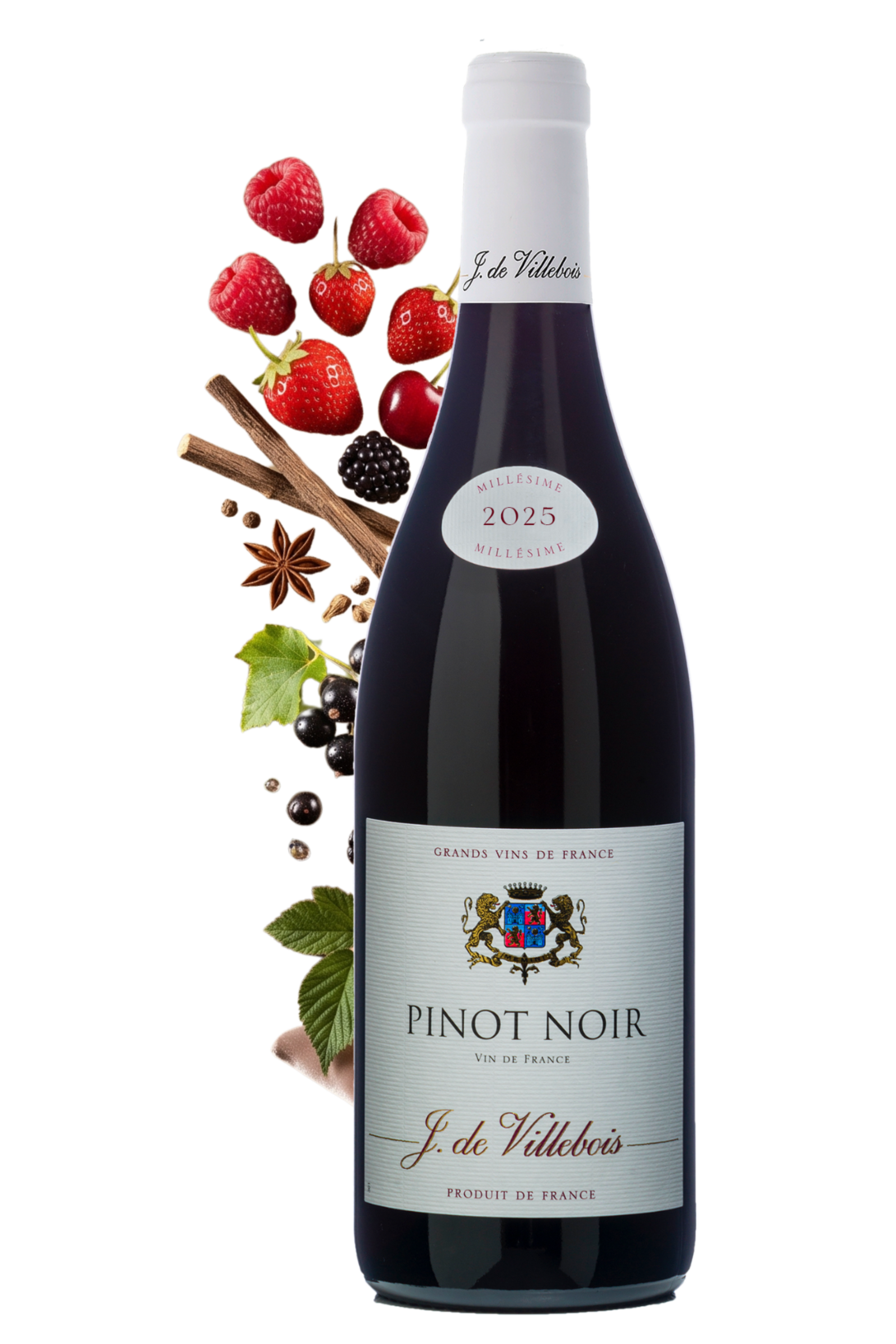 Vin de France J. de Villebois 2025 - frontbs