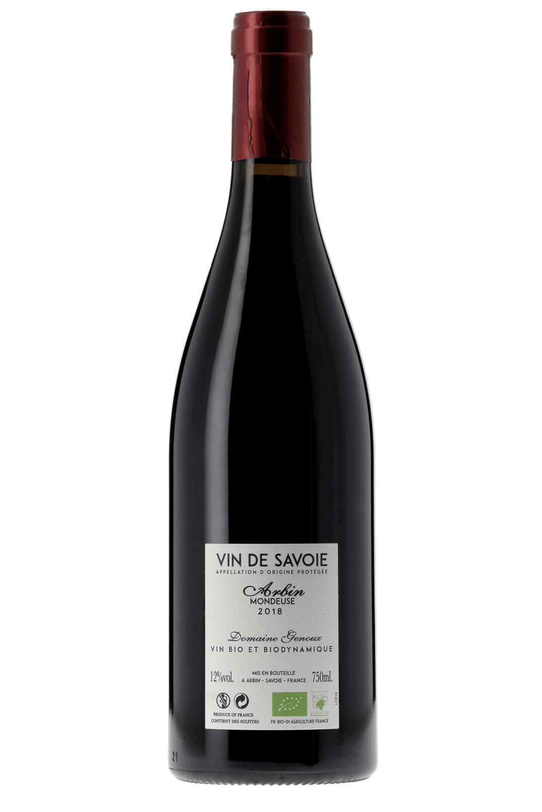Vin de Savoie Le Comte Rouge Château de Mérande 2018 - frontbs