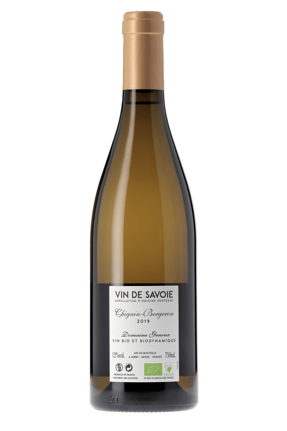 Vin de Savoie Le Grand Blanc Château de Mérande 2019 - frontbs