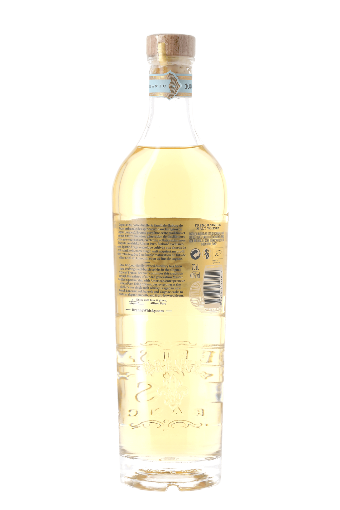 WHISKY Cuvée 'Single Malt' - Brenne - frontbs